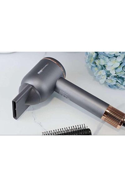 DSP High-Speed BLDC Hair Dryer with 200M Negative Ions, 110K RPM, Multi-Color Lights, Fast Dry, Salo