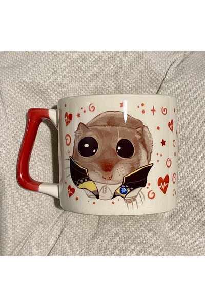 westartic Sad Üzgün Hamster - Meslek: Sağlık Görevlisi (Paramedic) Kupa Barda...