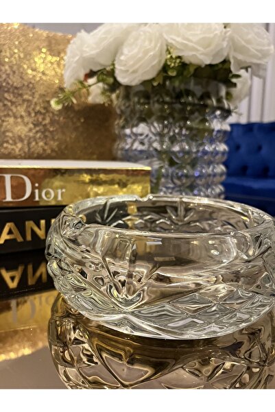 Decorland Large Size Glass Ashtray 18 cm
