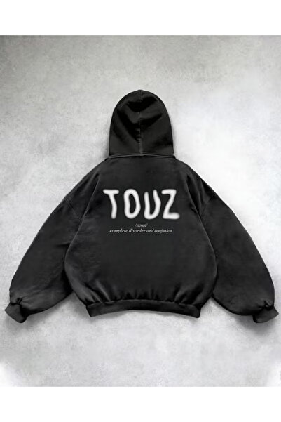 Touz Moda Φούτερ Touz Team Retro με τύπωμα Vintage με κουκούλα