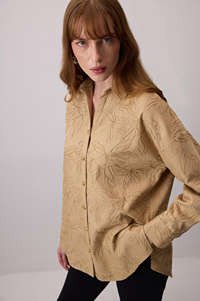 Touché Privé Embroidered Gabardine Shirt