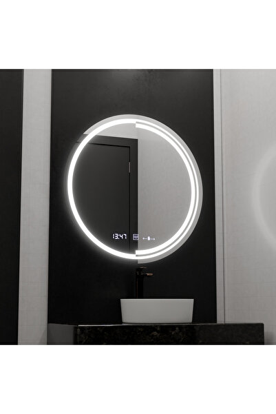 Marcello Funghi Oglinda Led Rotunda, 60 Cm, Senzor Motionglow Consuel Marcell...