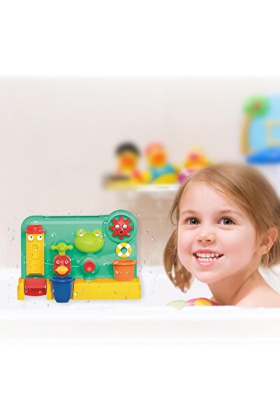 Smart Vibe BubbleFriend Indiggo® Bath Toy for Kids and Babies with 4 Spray Toys, Suction Cups