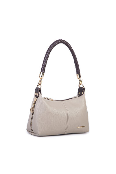 Nas Bag Dimensiune mică, atât pentru umăr, cât și pentru poștaș, geantă baguette, geantă de damă (lățime: 23 x înălțime: 13 x lățime: 9)