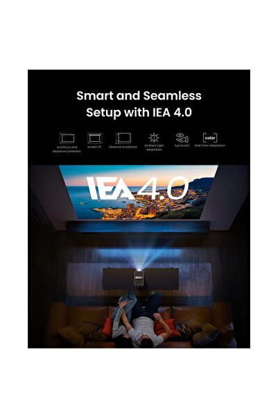 Anker Nebula Cosmos Laser SE 4K video projector, 1800 ANSI lm, Dolby Vision, Google TV, HybridBeam