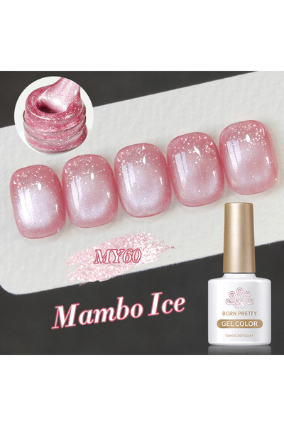 Born Pretty Glitter Cat Magnetic Gel/Simli Kedi Gözü Kalıcı Oje(MY60)-10ml