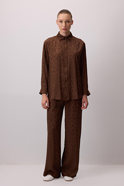 Touché Privé Leopard Patterned Jacquard Shirt