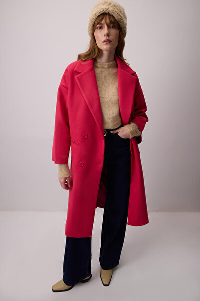 Touché Privé Kruvaze Pocketed Coat