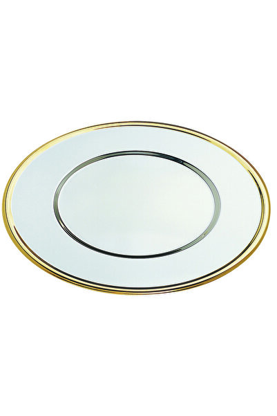 Hisar Lale Çelik Supla Gold Plated Round Single