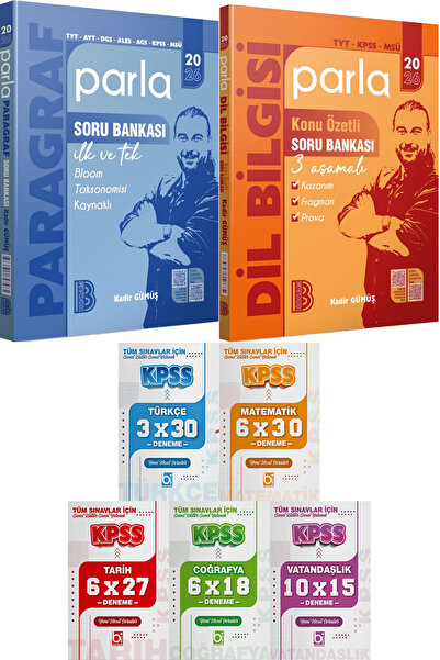 Benim Hocam Yayınları 2026 Parla Paragraf Parla Dil Bilgisi Soru Bankası - 5 ...