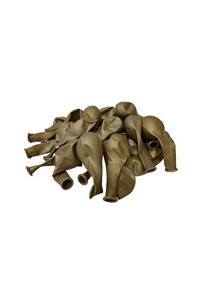 Cansüs 15-Piece 12 Inch Chrome Balloon Set Gold - Metallic Shiny Party and Decor Balloons