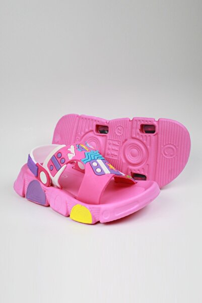 Nstil Daily Unisex Pink Children's Sandals Flexible Anti-Slip Sole Summer Home School Nursery Shoes Ps940-Ps955