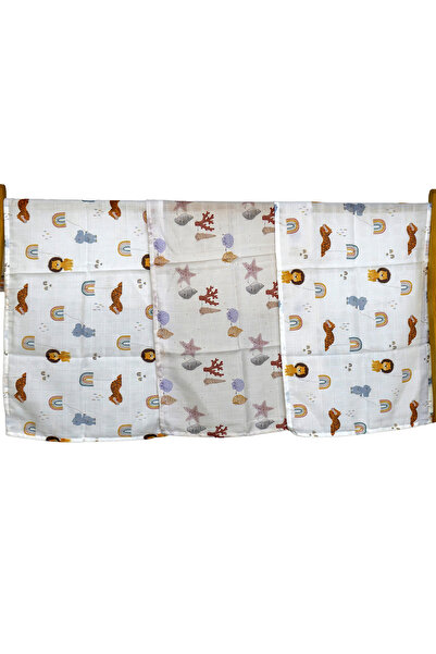 Mimiko غطاء موسلين بطبقتين 100% قطن فائق النعومة، قابل للتنفس، غطاء للأطفال 8...