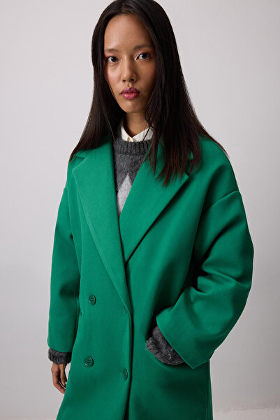 Touché Privé Kruvaze Pocketed Coat