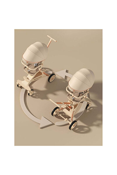 Panda Sport Stroller 3 In 1, 6-36 Months, Folding, Table Tray, Sleeping Bed, Seat Belt, 360 Degree Wheels,