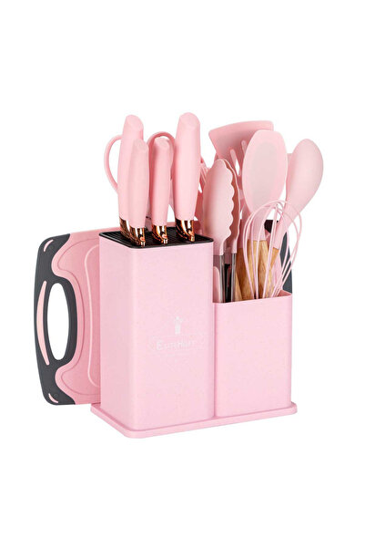 Other ZESTAW 19 ELEM. NOŻY I PRZYBORÓW KUCHENNYCH W STOJAKU E-6072