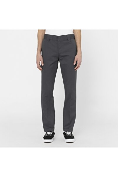 Dickies Γκρι ανδρικό στενό ίσιο παντελόνι 872 Work Pant Rec, Ανθρακί γκρι