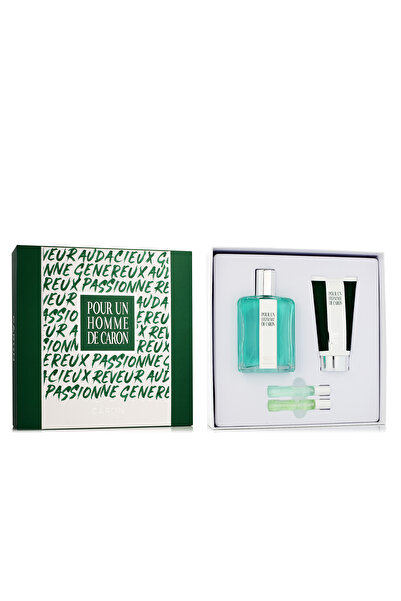Caron Pour un Homme de EDT 125 ml + SG 75 ml + EDT MINI Le Matin 5 ml + EDP MINI Le Soir 5 ml
