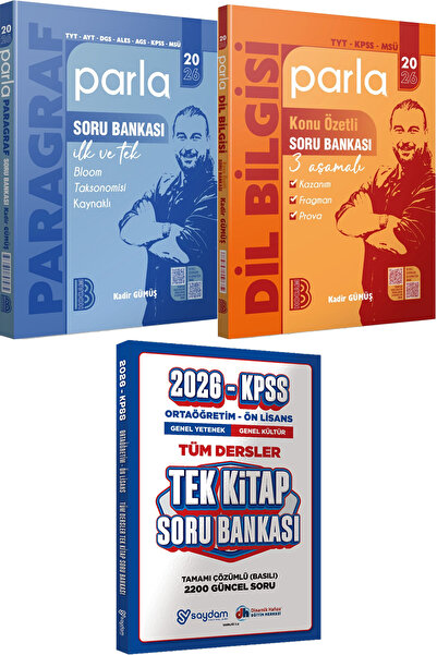 Benim Hocam Yayınları 2026 Parla Paragraf Parla Dil Bilgisi Soru Bankası - Or...