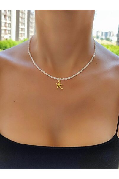 elinasaccessories Özel Tasarım El Yapımı Deniz Yıldızı Doğal Taş Kolye