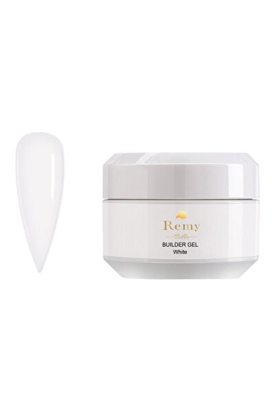 Remy Belle جل بناء الأظافر باللون الأبيض 15 مل (يتطلب المعالجة تحت مصباح الأش...