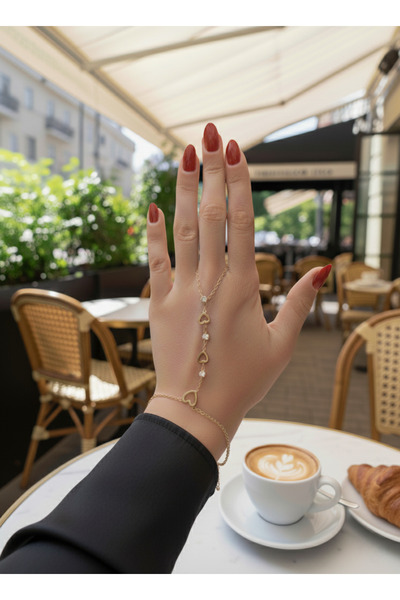 OEM Paslanmaz Çelik Kalp Detaylı Şık Şahmeran Kalp detaylı