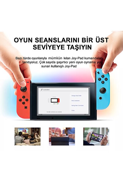 WOTOBE JOY-02 Switch/Switch OLED Uyumlu Pokemon JoyCon Joystick