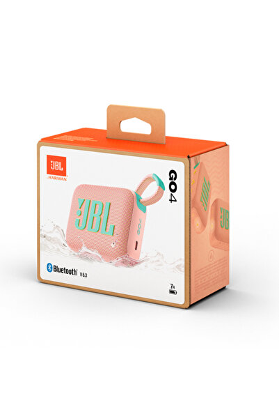 JBL Go 4 Taşınabilir Bluetooth Hoparlör Pembe