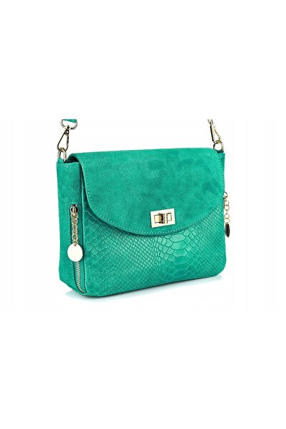 Other Geantă de mână din piele italiană, piele de șarpe T96