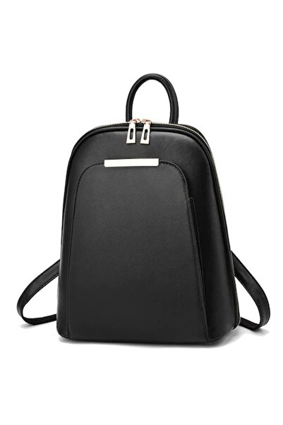 OEM Women's backpack, Freeland B5730, Eco-leather, Black