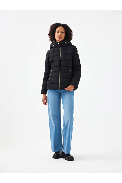 Loft Slim Fit Black Women's Coat Lf2041093