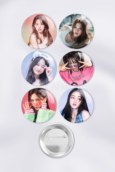 ZipZap TWICE Çanta Süsü Rozet İğneli Buton Rozet Seti (6 ADET) Nayeon Sana Tz...