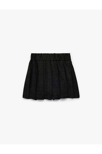 Koton Kemer Detaylı Viskon Karışımlı Kalın Piliseli Etek (AW 25)