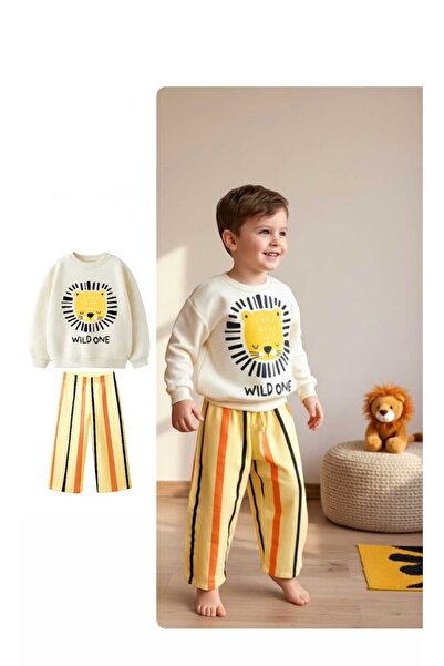 UNICORN Barbosa Sweatshirt Pants Eşortman Stylish 2-Piece Cotton Without Piping Men's Set 100% Cotton Brushed