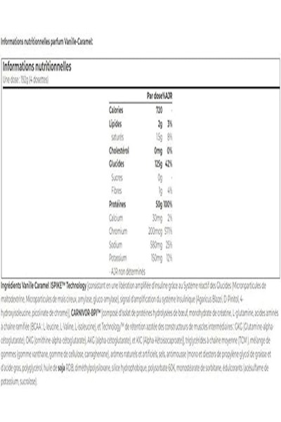 MuscleMeds carnivor Mass Vanilla Caramel 6 lbs