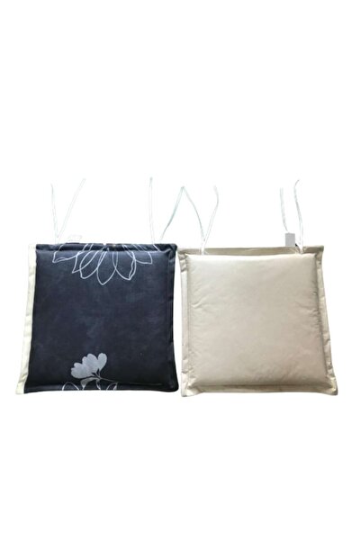 Ideal Garden Chair seat cushion, black, 42x40x3 cm