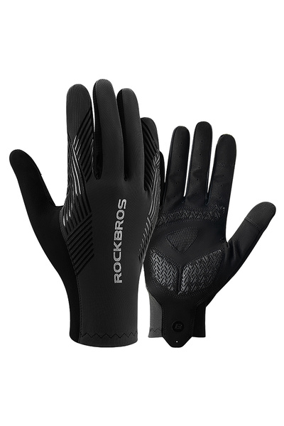 Other Rękawiczki rowerowe amortyzujące pełne rozmiar L - czarne