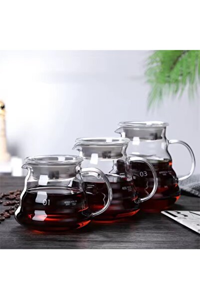 CC V60 coffee server, three different sizes: 700ml, 500ml, 300ml