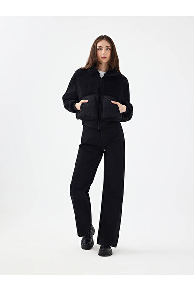 Loft Black Women's Coat Lf2040625
