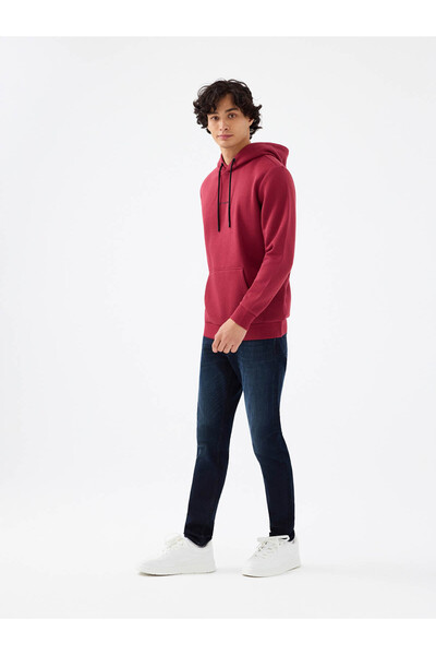 Loft Regular Fit Burgundy Men's Sweatshirt Lf2034269