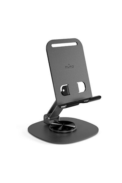 Other Podstawka aluminiowa składana na telefon tablet - ciemnoszara