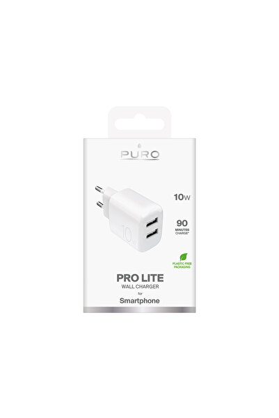 Other Ładowarka sieciowa 2x USB-A PROLITE 10W - biała