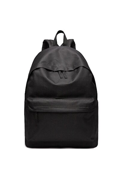 Miss Lulu - Large unisex casual polyester backpack, 700DBK Black