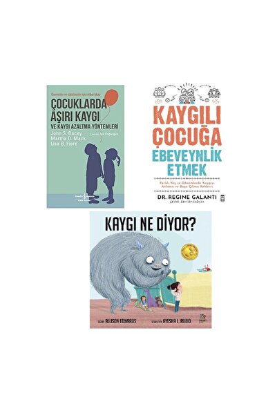 Domingo Yayınevi cocuklarda asiri kaygi + kaygili cocuga ebeveynlik etmek + k...