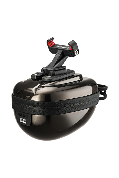 Other Torba rowerowa sztywna kufer podsiodłowy hardshell 0,4l - czarna