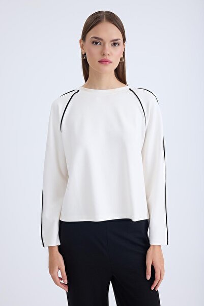 Vitrin Μπλούζα με στρογγυλή λαιμόκοψη και ριγέ μακρυμάνικο