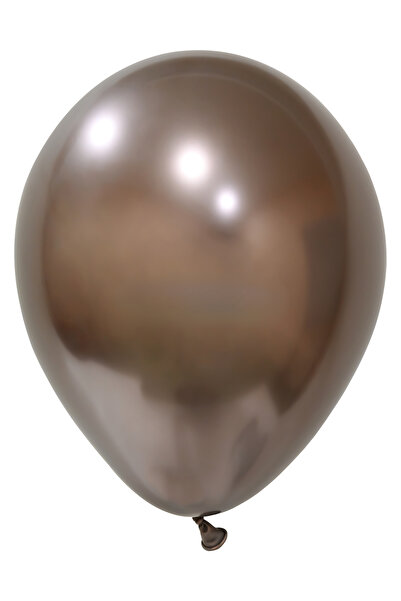 Cansüs 15-Piece 12-Inch Chrome Balloon Set Rose Gold - Metallic Shiny Party and Decor Balloons