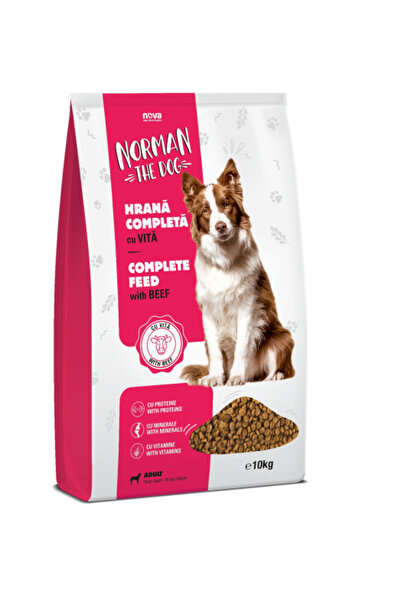 Norman the dog Hrană uscată pentru câini adulți, vită, 10 kg
