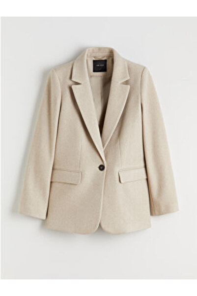 LC Waikiki LCW VisionBej Kadın Kaşe Blazer Ceket