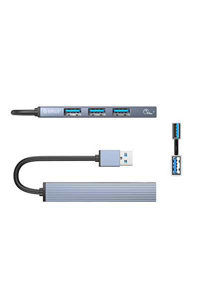 Other Hub AH-A13 stacja dokująca rozdzielacz USB-A - szary